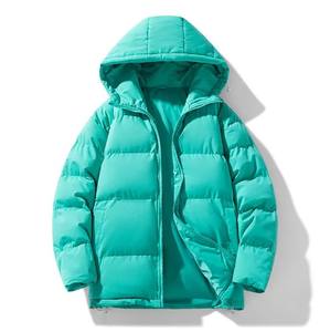 Chaqueta Bomber de Invierno con Capucha y Cremallera, Color Sólido, con Logotipo Personalizado, para Hombre y Mujer, Elegante, Transpirable, Cortavientos, para Exteriores - Product Image 6