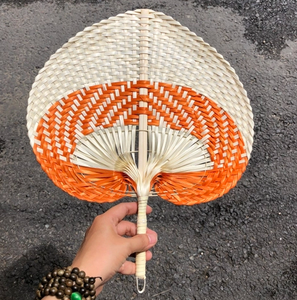 Actualice su decoración con ventilador de mano de bambú hecho a mano, ventilador de mano de bambú natural, colorido - Product Image 4