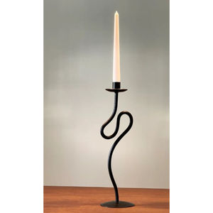 Bougeoir de forme incurvée de conception unique bougeoir en fer de la meilleure qualité pour accessoire d'éclairage de restaurant de cuisine - Product Image 4