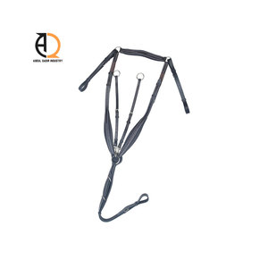 อุปกรณ์ขี่ม้า สายรัดอกม้าแบบปรับได้ ทำจาก PVC คุณภาพสูง พร้อมสายมาร์ติงเกลหนังแท้สำหรับม้า - Product Image 2