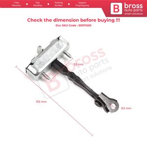 BDP1550หน้าประตูหยุดการตรวจสอบสายรัด Assy จำกัดสำหรับ AURIS MK1 E150 E15 2007-2012อะไหล่รถยนต์ทำ68610 02111ในตุรกี - Product Image 6