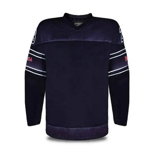 Último Diseño, Jersey de Hockey sobre Hielo Personalizado para Adultos, Impresión por Sublimación, Color Sólido, Antibacteriano, Precio al por Mayor - Product Image 3