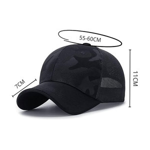 หมวกแก๊ปเบสบอลลายพรางแบบปรับได้ ระบายอากาศได้ดี ทนทาน เหมาะสำหรับกิจกรรมกลางแจ้งและการเดินทาง - Product Image 5