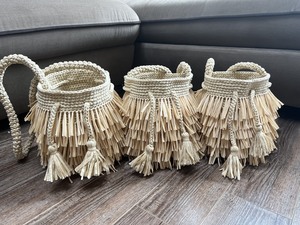 Bolso de Rafia Tejido a Crochet de Alta Costura, Único de BAOMINH, Precio de Mayoreo Más Bajo - Product Image 5