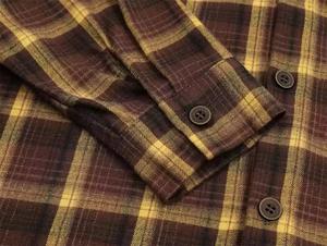 Chemises en flanelle pour hommes de haute qualité 100% coton séchage rapide écologique respirant Style Hip Hop durable doux - Product Image 4