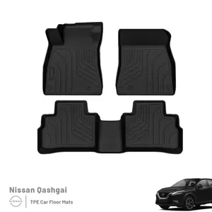3d Custom Luxury Car Mat Auto Parts High-precision 3D Laser Scanning Universal Tpe Car Carpet Floor Mat For Nissan Qashqai