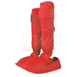 Espinilleras OEM directas de fábrica al por mayor venta personalizada de protectores de empeine de boxeo para adultos con función de protección Espinilleras/espinilleras gratis - Product Image 3