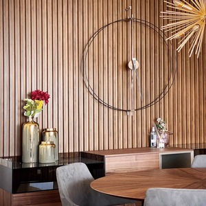 Amazing Wooden <b>Wall</b> <b>Clock</b> With Elegant Design Stylish Modern Timepiece For Home Decor And Living Room <b>Wall</b> Decoration - Product Image 5