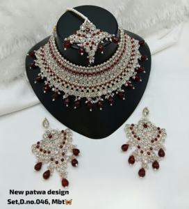 Antique Rose Gold Plated Ethnic Beautiful Stunning Cubic Zircon Crystal Dangle Drop Choker Wedding Party Necklace Jewelry - Product Image 3