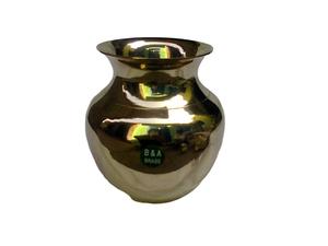 Lota en laiton de haute qualité avec finition polie dorée brillante pour les temples et les églises pour les célébrations de Diwali - Product Image 4