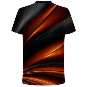 เสื้อยืดผ้าฝ้าย100% ใส่ได้ทั้งชายและหญิงเสื้อวาฟเฟิลระบายอากาศได้ดีขนาดใหญ่พิเศษพิมพ์ลายดิจิตอลโลโก้ของผู้ชาย - Product Image 6