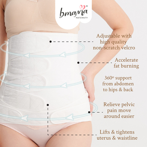 Vente en gros Soutien post-partum Ventre Shapewear 100% Coton Maternité Ventre Serrage Ceinture Tissé Méthode Utilisation Grossesse - Product Image 4
