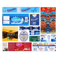 Étiquette de bouteille OPP transparente en rouleau, logo personnalisé, directement de l'usine, pour bouteilles de cosmétiques et de jus