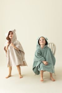 Pyjamas thermiques à capuche pour enfants avec manches courtes/sans manches/longues, teints en pièce - Product Image 3