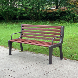 OEM Cheap Assembled Zinc Alloy Street <strong>Bench</strong> Patio <strong>Benches</strong> <strong>Metal</strong> with Backrest and Armrest - Product Image 6