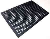 Tapis creux en caoutchouc de haute qualité tapis de rampe commerciale anti-dérapant Restaurant cuisine Garage tapis de sol de jardin