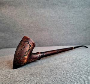 Pipa de Madera para Fumar Cigarros con Acabado Pulido, Pipa de Tabaco Hecha a Mano de Primera Calidad - Product Image 6