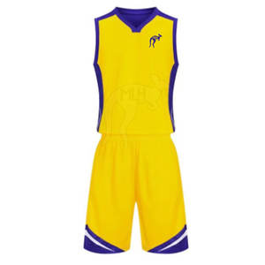 Uniforme de basket-ball d'été respirant pour hommes, fabriqué au Pakistan, grande taille, personnalisé, uni, 100% polyester, prix bas - Product Image 1