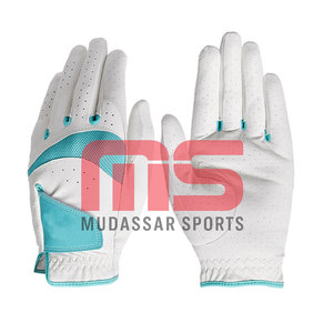 Guantes de Golf Ligeros de Cuero Genuino, Palma Flexible, Forro Resistente al Sudor, Opción de Logotipo Personalizado para Entrenamiento Profesional de Golf - Product Image 1