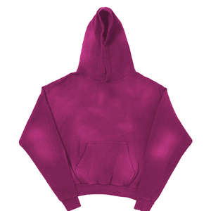 Venta al por mayor 100% algodón Lavado ácido Hip Hop Sudadera con capucha Sin cuerda hombres en blanco Boxy Fit Sudadera con capucha Streetwear Sudaderas con capucha de peso pesado de gran tamaño - Product Image 3