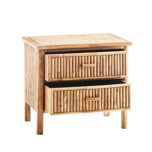 Lampe de chevet en bambou rustique de l'usine de meubles du Vietnam Nouveaux meubles d'hôtel Fournitures en gros pour l'application de chambre à coucher - Product Image 4