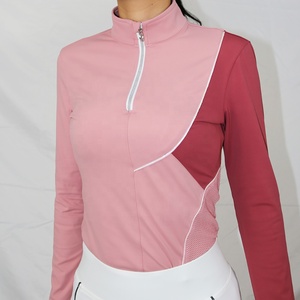 เสื้อสำหรับฝึกขี่ม้าของผู้หญิงผ้าสแปนเด็กซ์/ ผ้าฝ้ายแห้งเร็วระบายอากาศได้ดีออกแบบโลโก้ได้ตามต้องการ - Product Image 5