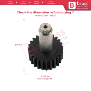 Boîtier d'engrenage de moteur d'essuie-glace avant BGE33 pour Mercedes Classe E W124 S124 1985-1996 - Product Image 5