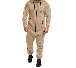 ชุดวิ่งออกกำลังกายผู้ชายแบบแห้งเร็วระบายอากาศได้ดีมีซิปเต็มรูปแบบน้ำหนักเบาสวมใส่สบายสำหรับฤดูหนาว - Product Image 1