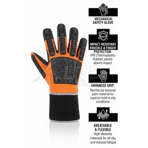 Gants de mécanicien de qualité supérieure avec une bonne adhérence pour le service automobile, les travaux en garage, la manipulation d'outils et la réparation automobile - Product Image 4