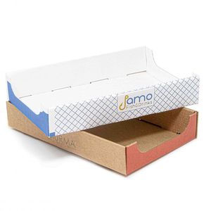 Bandejas de Papel Personalizadas para Aperitivos y Papas Fritas Mod. J 20X26X4 Cm - Product Image 4