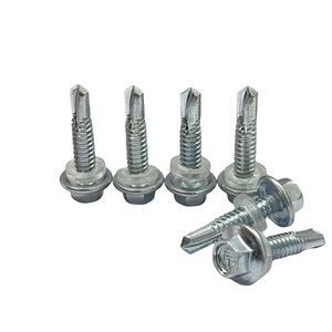 Tornillo Autoperforante con Cabeza Hexagonal de Acero Galvanizado Resistente a la Corrosión de Alta Resistencia GB15856.4 para Metal y Madera - Product Image 1