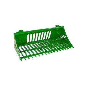 Godet de tracteur avant construction en acier lourd durable idéal pour le levage des tâches de ramassage et de défrichement - Product Image 6