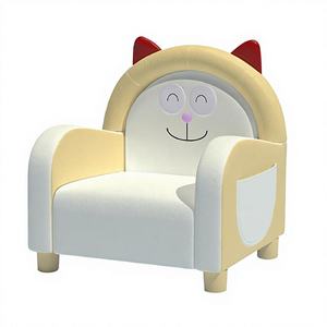 เก้าอี้เด็กน่ารักลายการ์ตูนขนาดเล็ก ตกแต่งห้องนั่งเล่นเดี่ยวสุดสร้างสรรค์ ของขวัญวันเกิดเด็ก เก้าอี้โซฟา เก้าอี้เด็กแบบสบายๆ ทำจากไม้ - Product Image 3