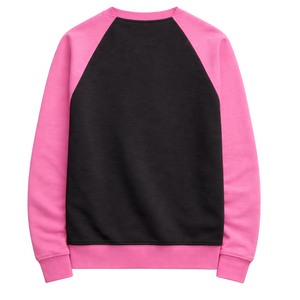 Sudadera Negra Legacy con Mangas Raglán y Cuello Redondo, Ropa de Hermandad Griega, Sudadera Rosa y Verde para Mujer, Ropa Universitaria de Hermandad Griega - Product Image 4