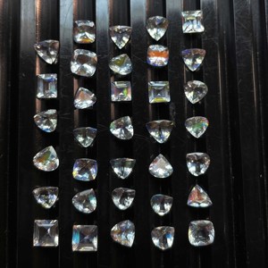 Natural Madagascar Rainbow <b>Moonstone</b> 4-5 MM Loose Gemstones Mix Cut High Fire Flash Stone for Jewelry Making - Product Image 6