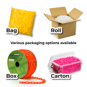 Cadenas de plástico de eslabones largos personalizables | Opciones duraderas de un solo color para uso industrial y decorativo - Product Image 6