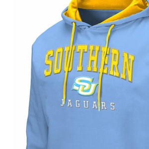 Sudadera de Algodón con Capucha de la Universidad del Sur, Color Azul Cielo, Diseño con Logotipo Universitario Estampado, Antiencogimiento, Tejido de Punto - Product Image 2