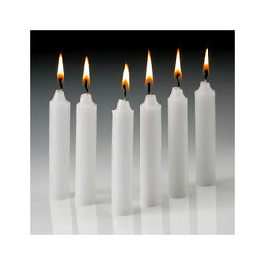 ขวดแก้วใส่เทียนหอมสีขาวขี้ผึ้งพาราฟินพร้อมขี้ผึ้งถั่วเหลืองสำหรับบาร์ของขวัญคริสต์มาส - Product Image 5