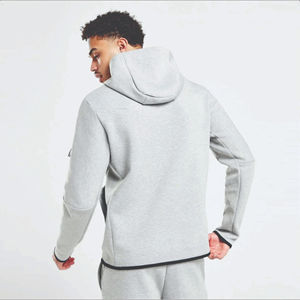 Survêtements en molleton technique pour hommes, vente en gros, OEM, haute qualité, design tendance, logo personnalisé, coupe ample, respirant - Product Image 4