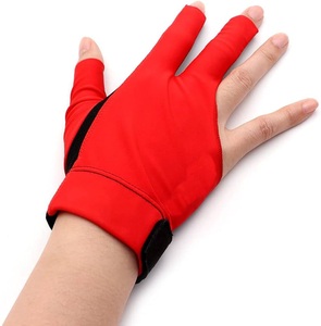 Guantes de billar de calidad superior Guantes de billar duraderos de bajo precio Sublimación OEM Diseño personalizado y guantes de logotipos personalizados - Product Image 2