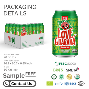 Marque privée/Fabricant de boissons gazeuses en gros-330ml de jus de limonade d'eau pétillante boisson en conserve-Échantillon gratuit-OEM/ODM - Product Image 5