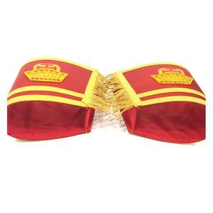 Manchette maçonnique Regalia Royal Arch flambant neuf de haute qualité 2023 manchettes maçonniques brodées à la main Royal Arch - Product Image 3