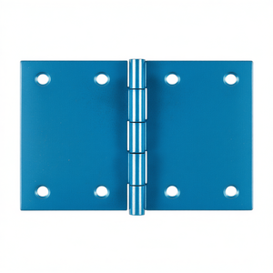 VORMANN <b>Blue</b> Zinc-Plated Steel Hinge 50mm Height 75mm Width 1.2mm Thickness <b>Rolled</b> Wide Cabinet Organizer Packaged 20pcs Per - Product Image 3