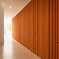 Feutre acoustique thermoformé, moulage 3D, pressage Kuswave |   Panneau acoustique en fibre de polyester 2400x1200mm, panneau acoustique 3D intégré