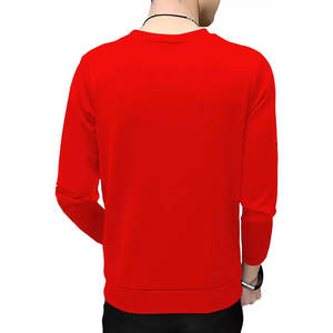 Sweat-shirt pour hommes de qualité supérieure pull personnalisé en gros vêtements décontractés légers sweat-shirt solide basique en coton mélangé - Product Image 6