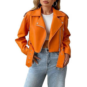 Veste universitaire courte pour femmes personnalisée broderie de laine en cuir véritable style collège universitaire à la mode pour la saison d'automne - Product Image 1