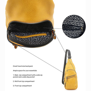 <b>Men's</b> Leather Sling <b>Bag</b> Chest <b>Shoulder</b> Crossbody <b>Shoulder</b> <b>Bags</b> <b>for</b> <b>Men's</b> 100% Leather <b>Bag</b> <b>for</b> <b>Men</b> - Product Image 4