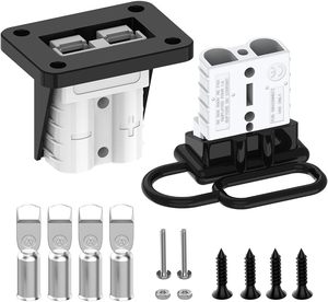 Anderson nối 50A 8 máy đo pin nhanh chóng kết nối/ngắt kết nối Bộ kết nối 600V với gắn khung nắp chống thấm nước cho RV - Product Image 6