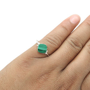 Bague élégante en forme de coussin en argent sterling 925 pour femme et fille, bijoux faits à la main, prix d'usine direct - Product Image 2