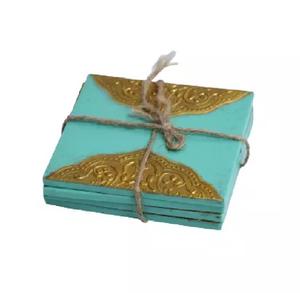 Sous-verres pour porte-gobelets, accessoires de voiture, tapis, tampons en marbre, Styles OEM, Sublimation ronde, céramique absorbante, noël, Vintage - Product Image 6